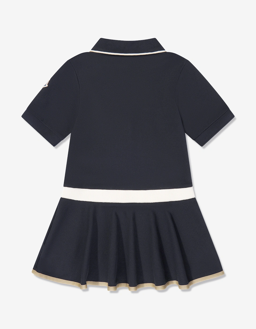 Girls Logo Polo Dress in Navy