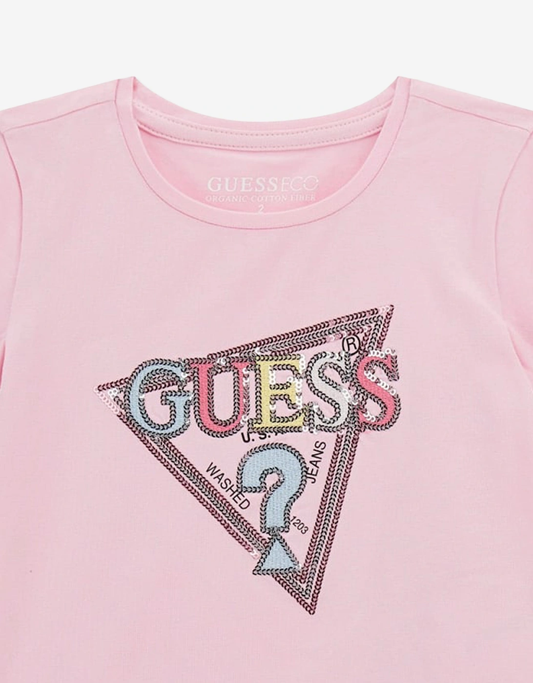 Girls High Low T-Shirt in Pink
