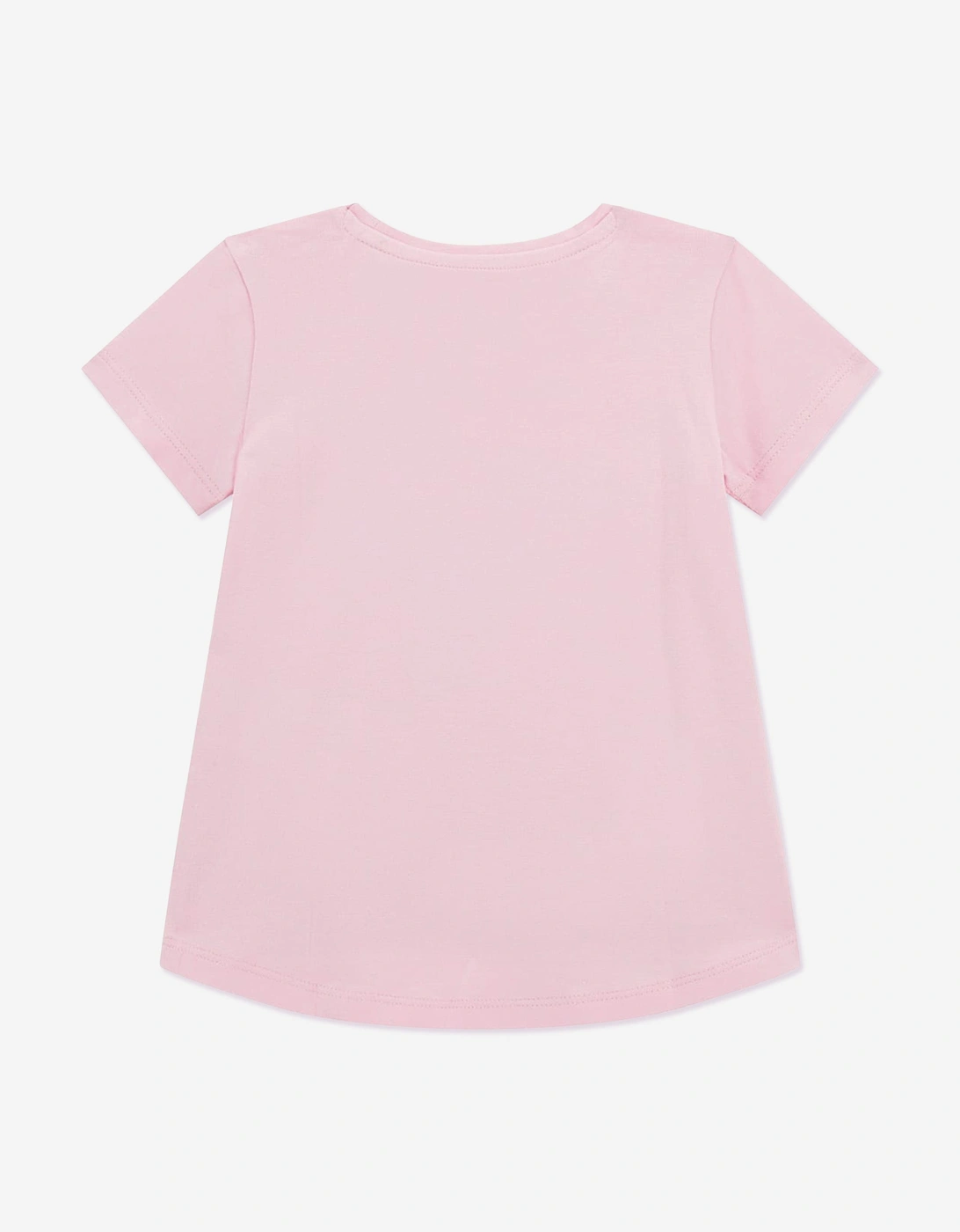 Girls High Low T-Shirt in Pink