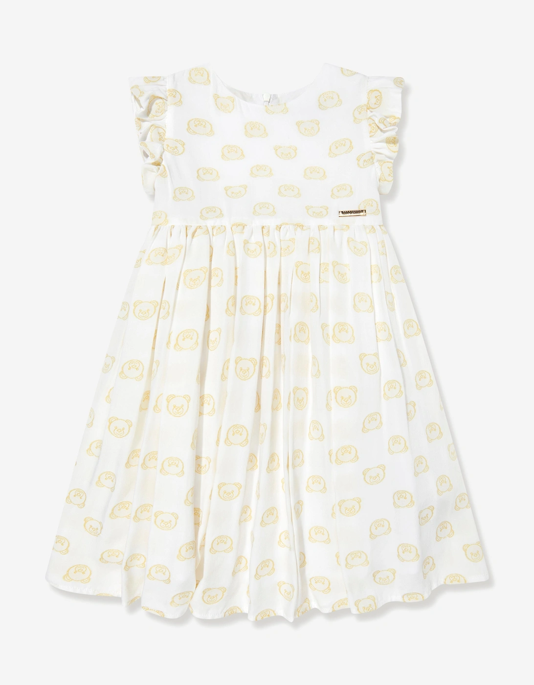 Girls Teddy Head Dress in White, 5 of 4