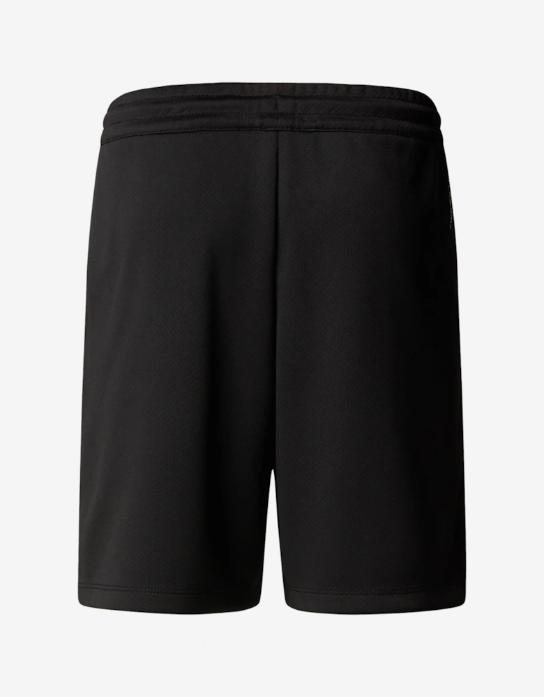Boys Never Stop Shorts in Black