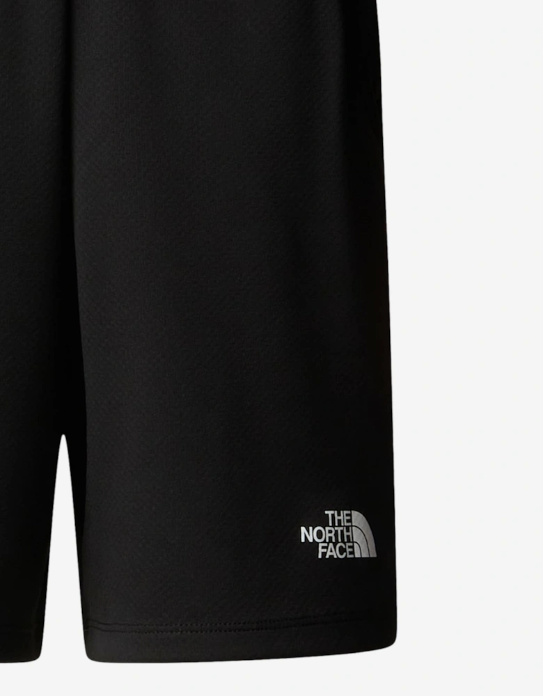 Boys Never Stop Shorts in Black