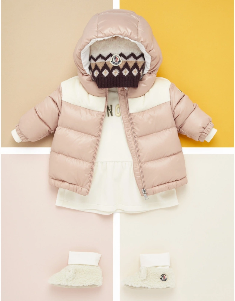 Enfant Baby Girls Down Padded Lakisha Jacket in Pink