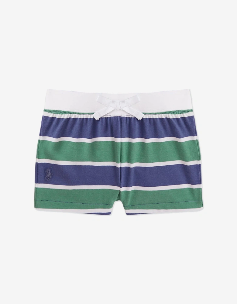Baby Boys Polo Bear Short Set in Green
