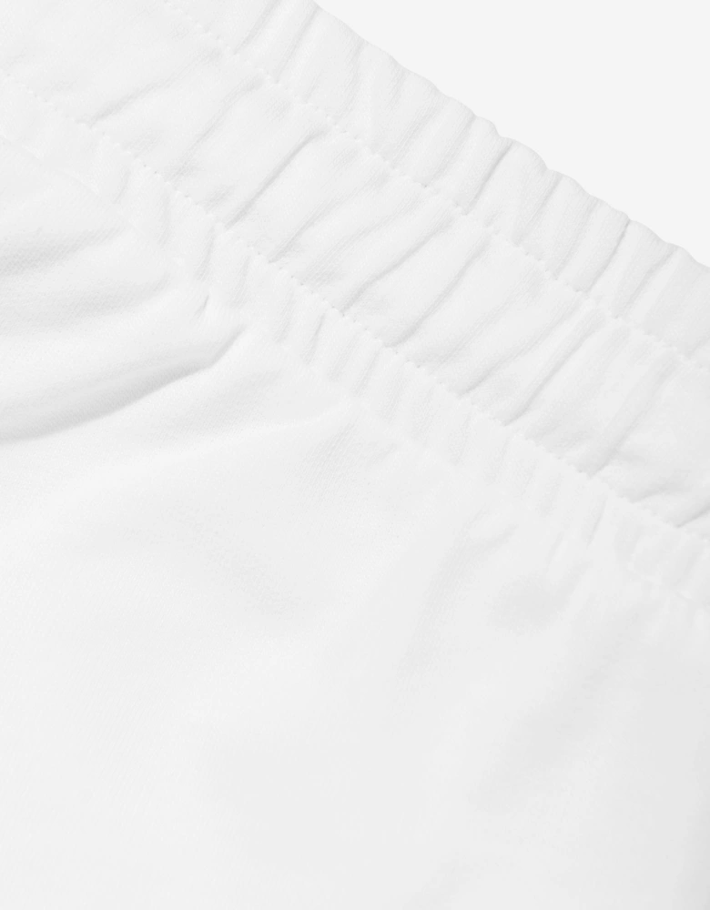 Boys Teddy Bear Logo Shorts in White