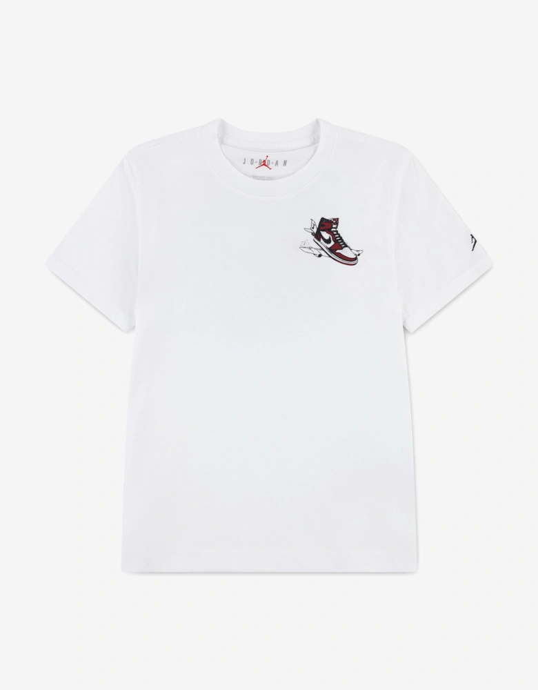 Boys Air Jordan Has Landed T-Shirt in White