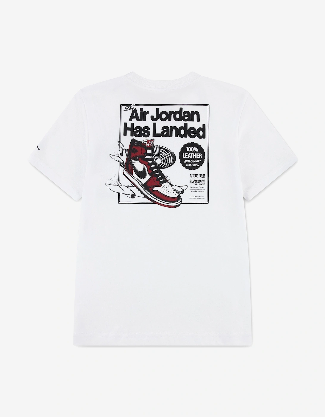 Boys Air Jordan Has Landed T-Shirt in White