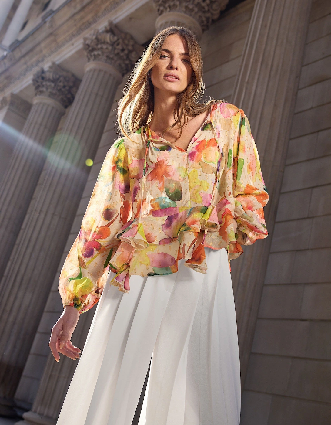 Abstract Tassel Blouse, 2 of 1