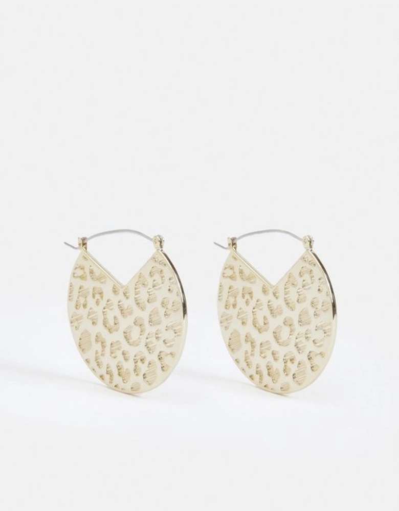 14kt Gold Plated Leopard Spot Earrings