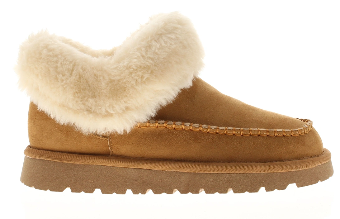 Womens Slipper Boots Faux Fur Lining Mink UK Size