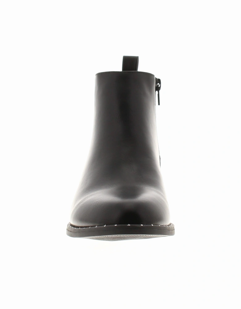 Womens Chelsea Boots Grand Zip Fastening black UK Size