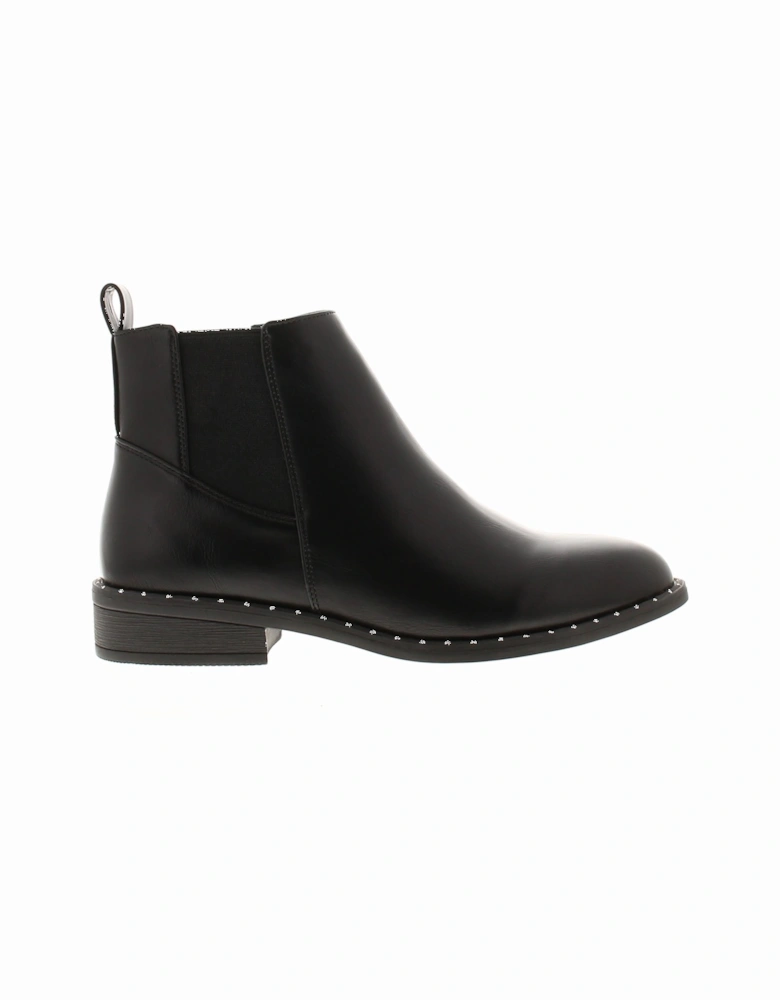 Womens Chelsea Boots Grand Zip Fastening black UK Size