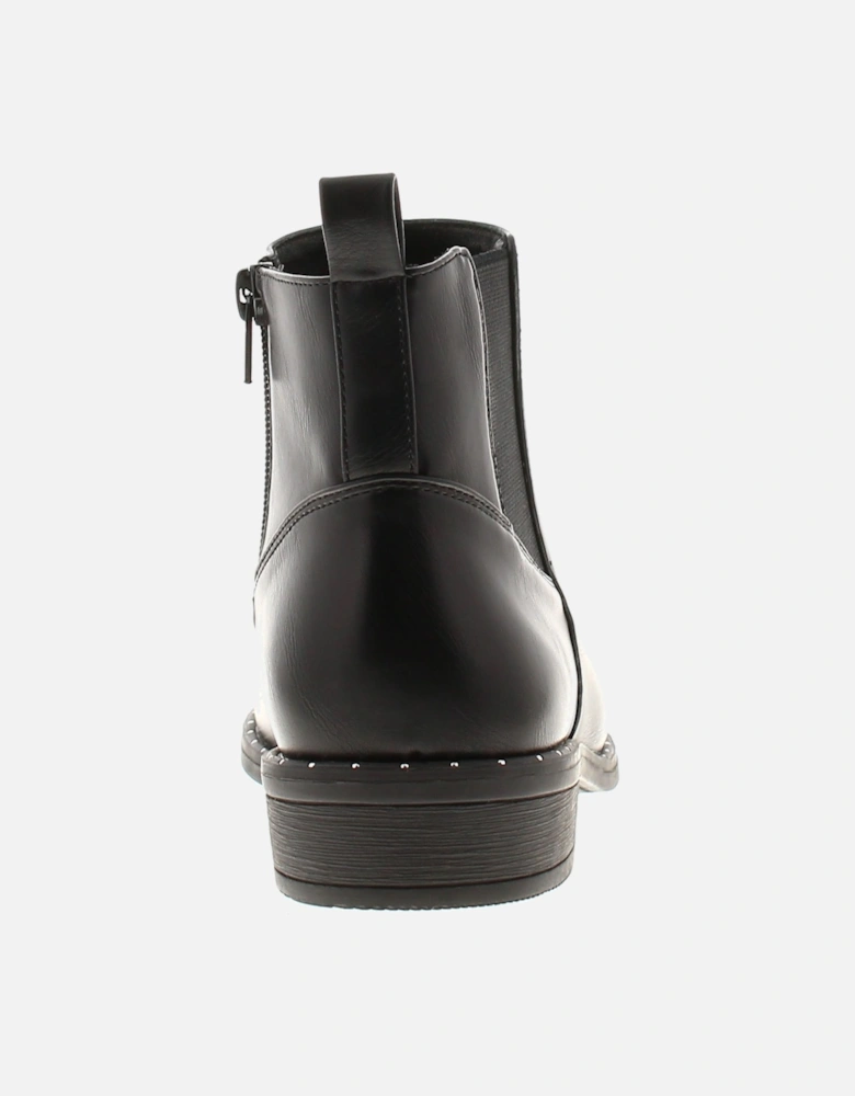 Womens Chelsea Boots Grand Zip Fastening black UK Size