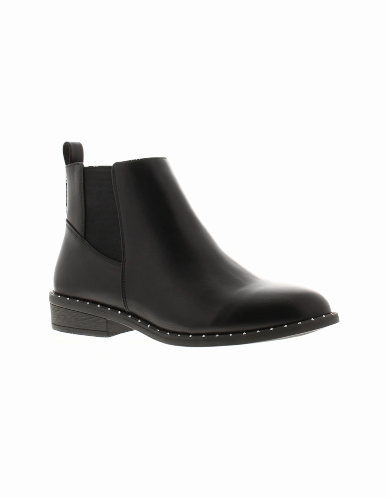 Womens Chelsea Boots Grand Zip Fastening black UK Size