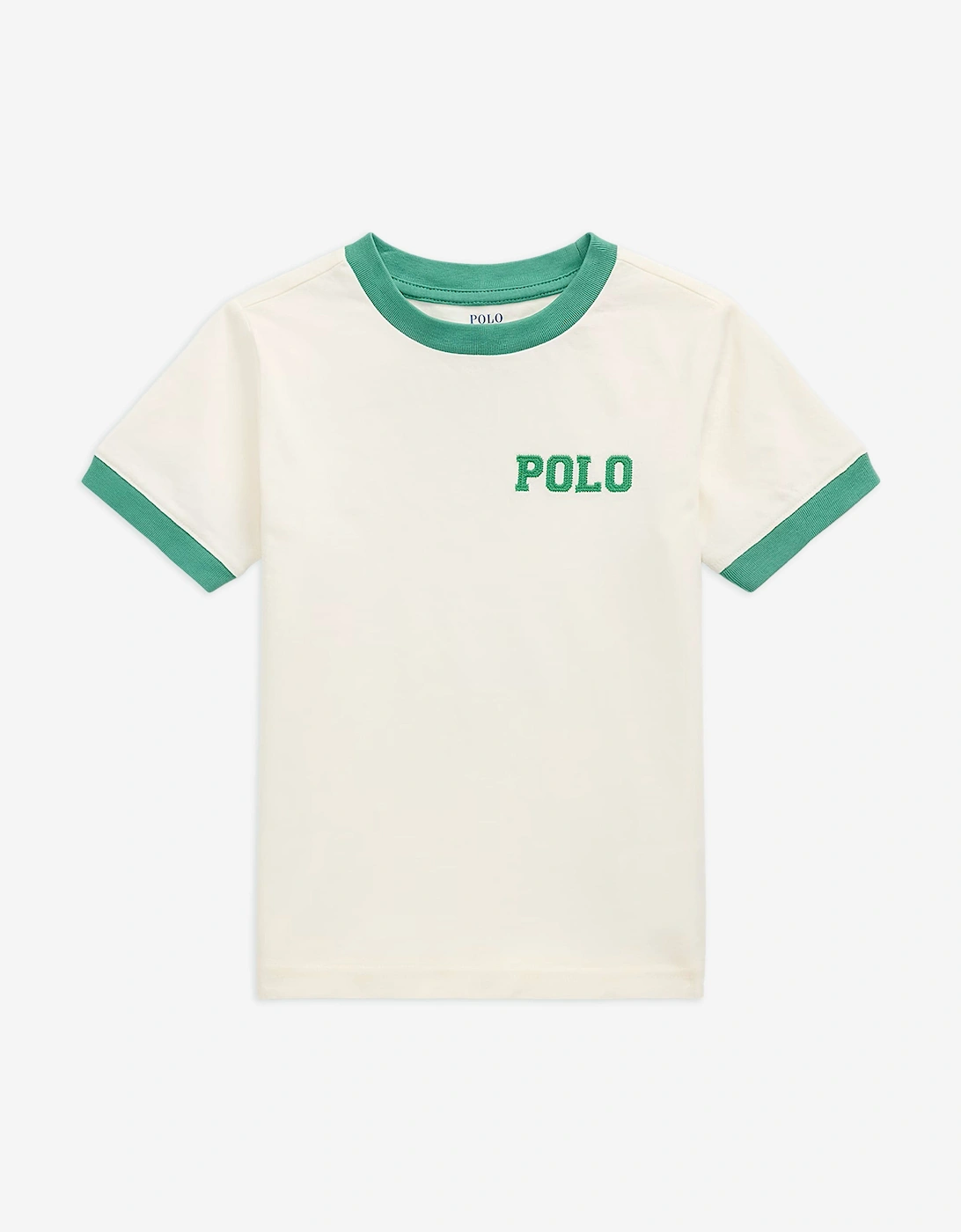 Boys Polo T-Shirt in Ivory, 5 of 4