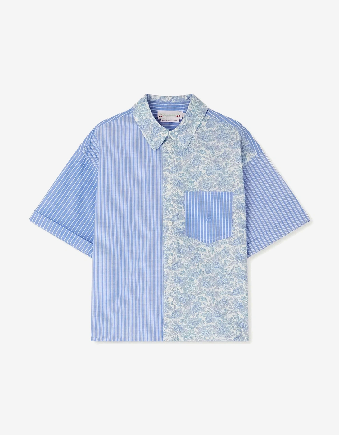 Girls Elyas Blouse in Blue, 6 of 5