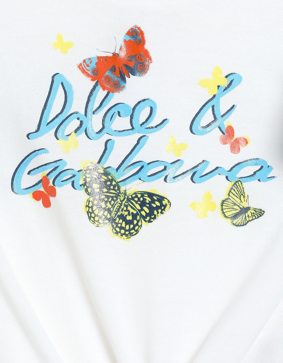 Baby Girls Butterfly T-Shirt in White