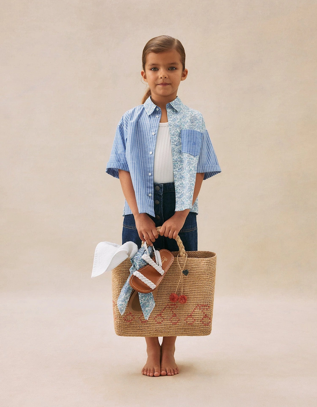 Girls Elyas Blouse in Blue