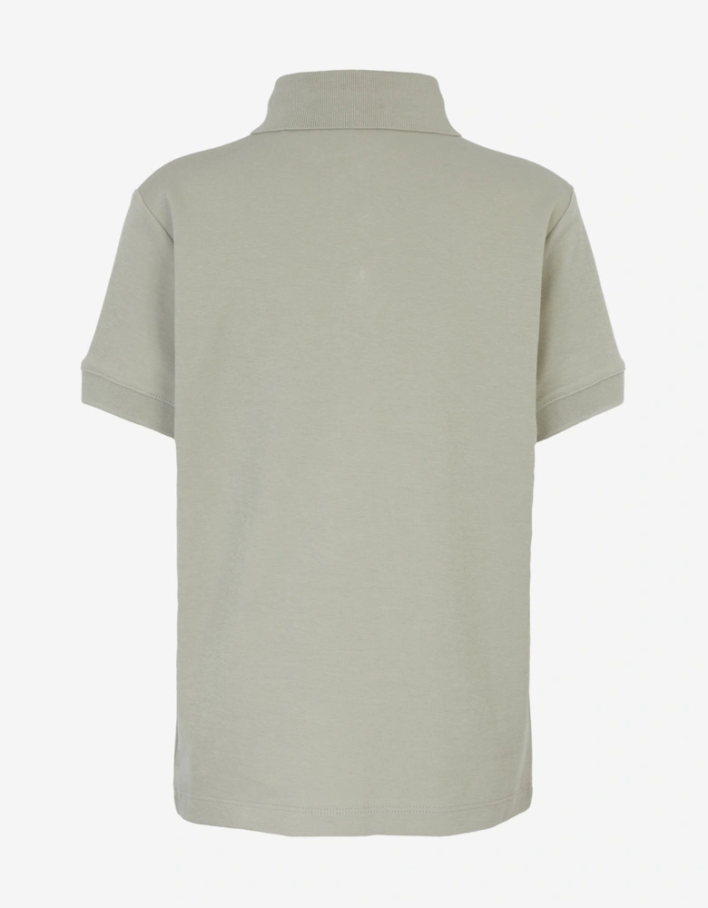 Boys Logo Polo Shirt in Green