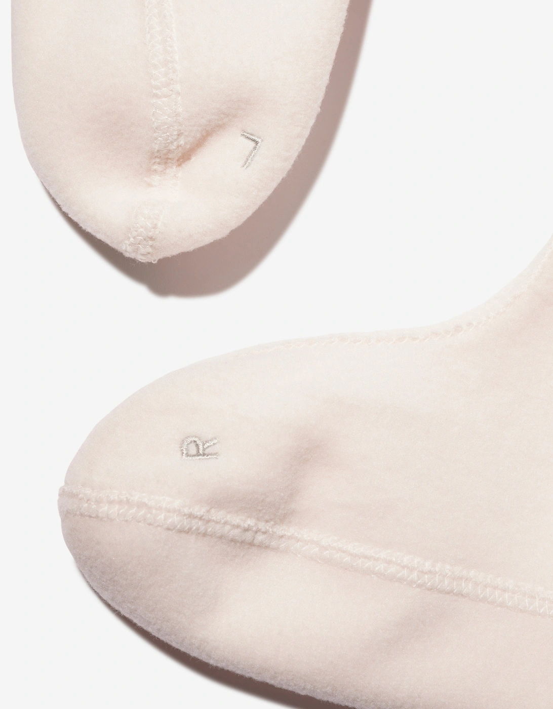 Kids Recycled 6 Stitch Cable Boot Socks in White