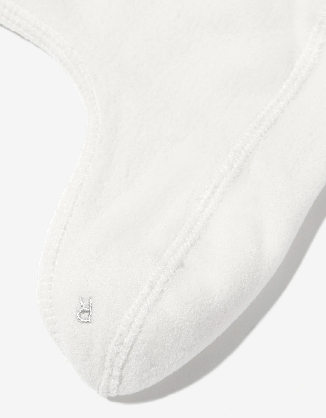 Kids Recycled 6 Stitch Cable Boot Socks in White