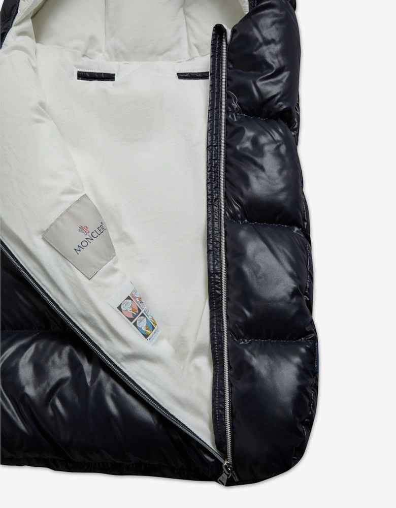 Enfant Baby Down Padded Nest in Navy