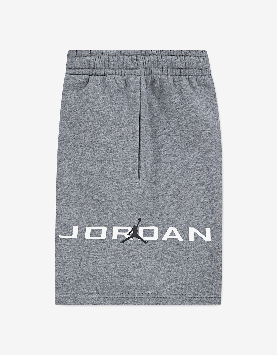 Boys MJ Stretch HBR Fleece Shorts in Grey