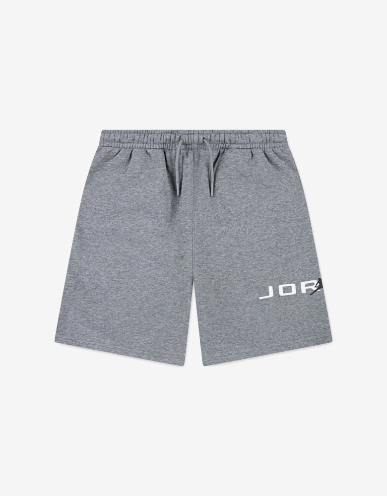 Boys MJ Stretch HBR Fleece Shorts in Grey