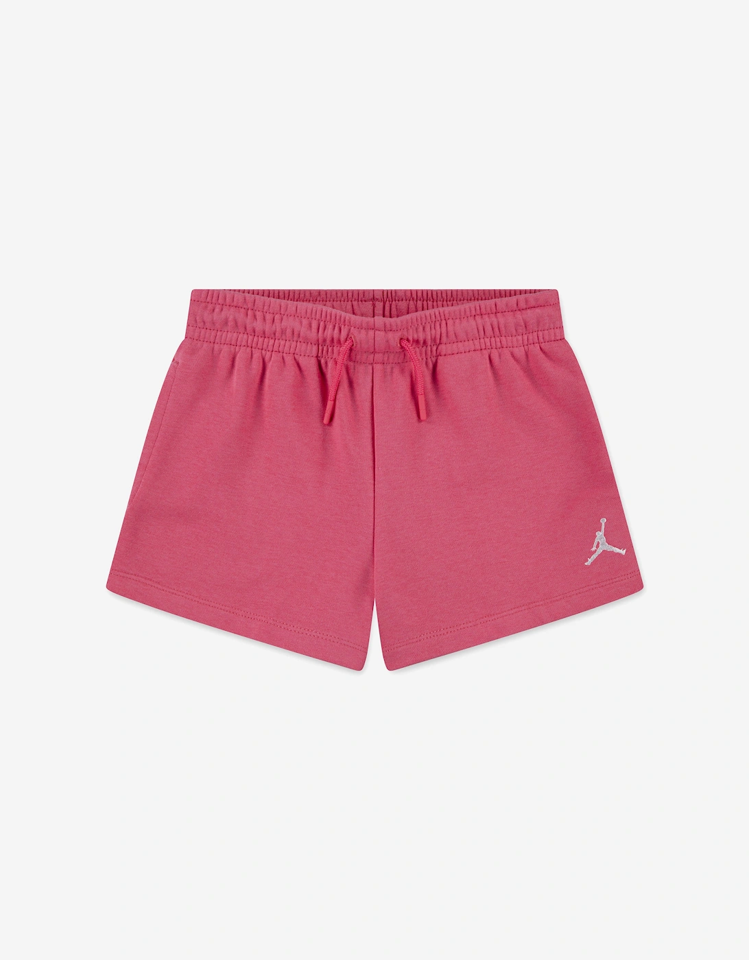 Girl's Jordan Girls MJ Brooklyn Essentials Shorts in Pink - Size: 13 - 15 yrs