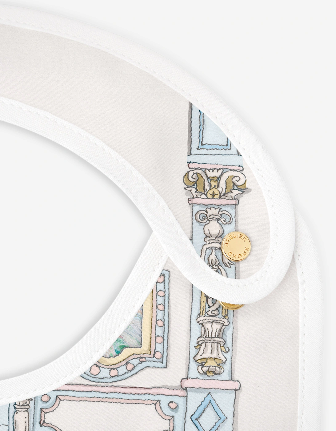 Baby Château Choux™ Satin Bib in Blue