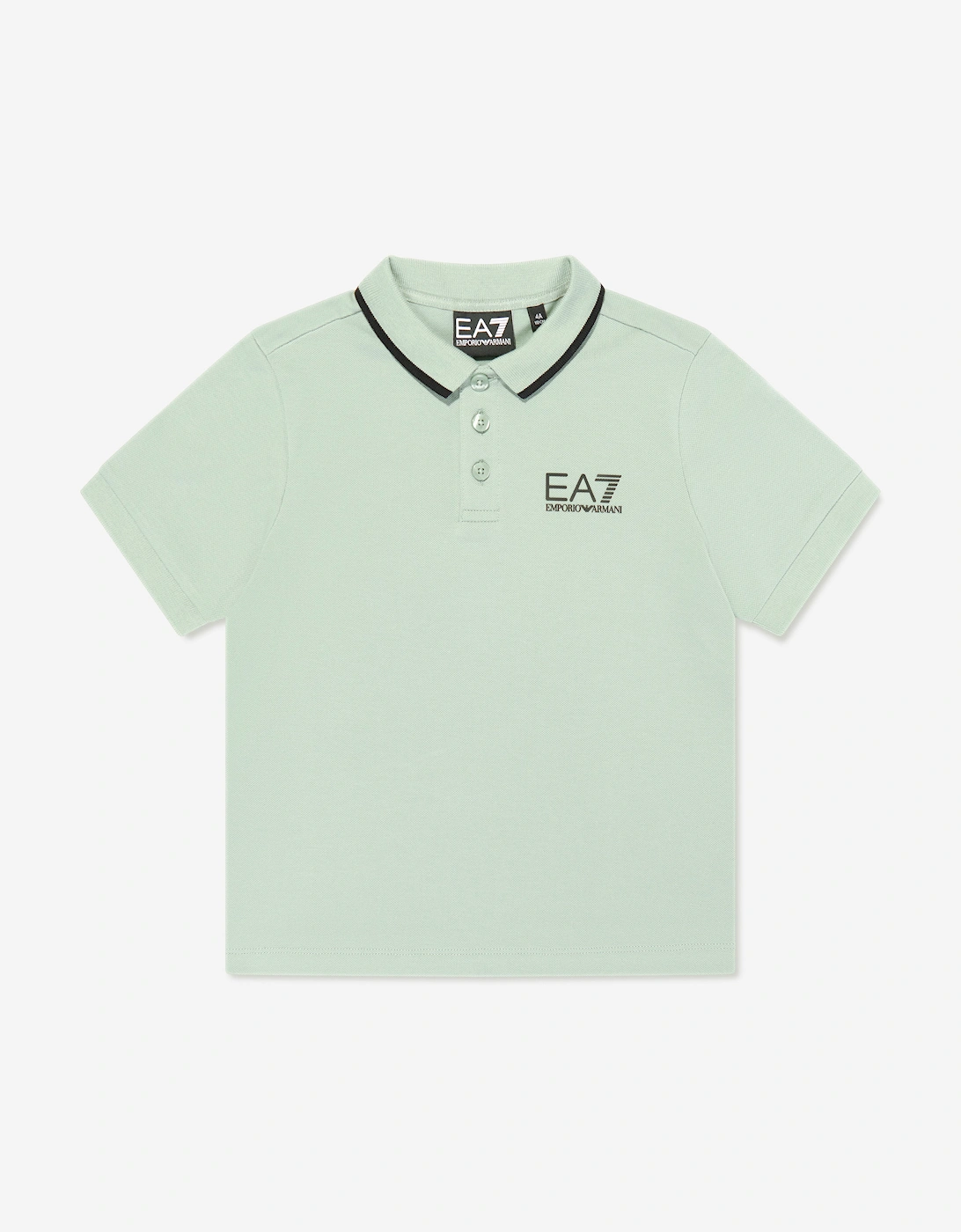 Boys Logo Polo Shirt in Green