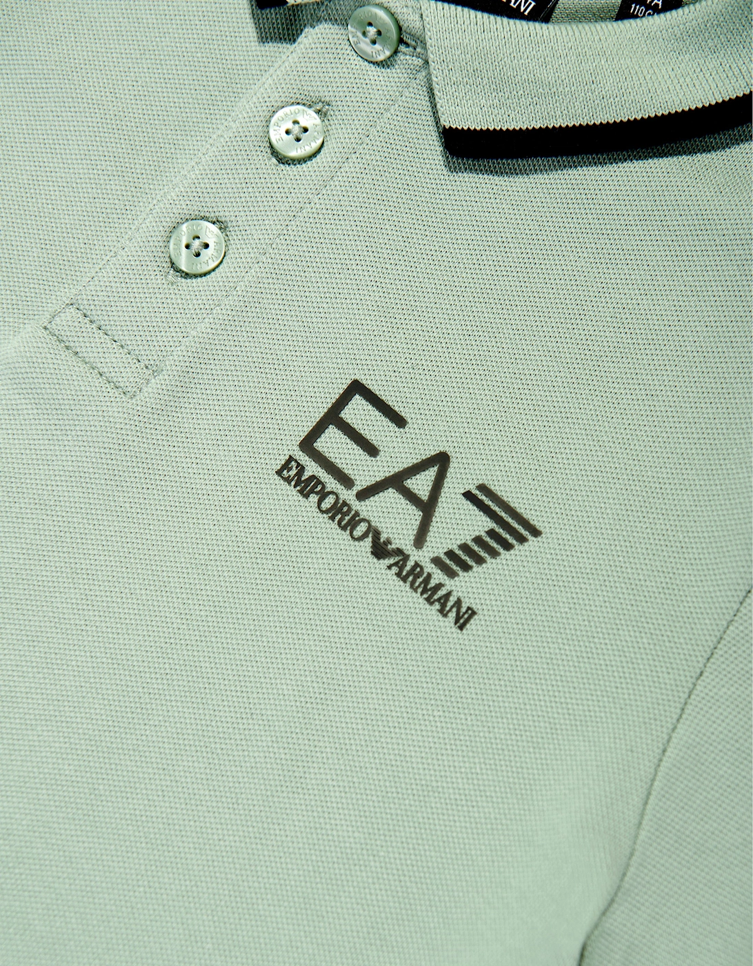 Boys Logo Polo Shirt in Green