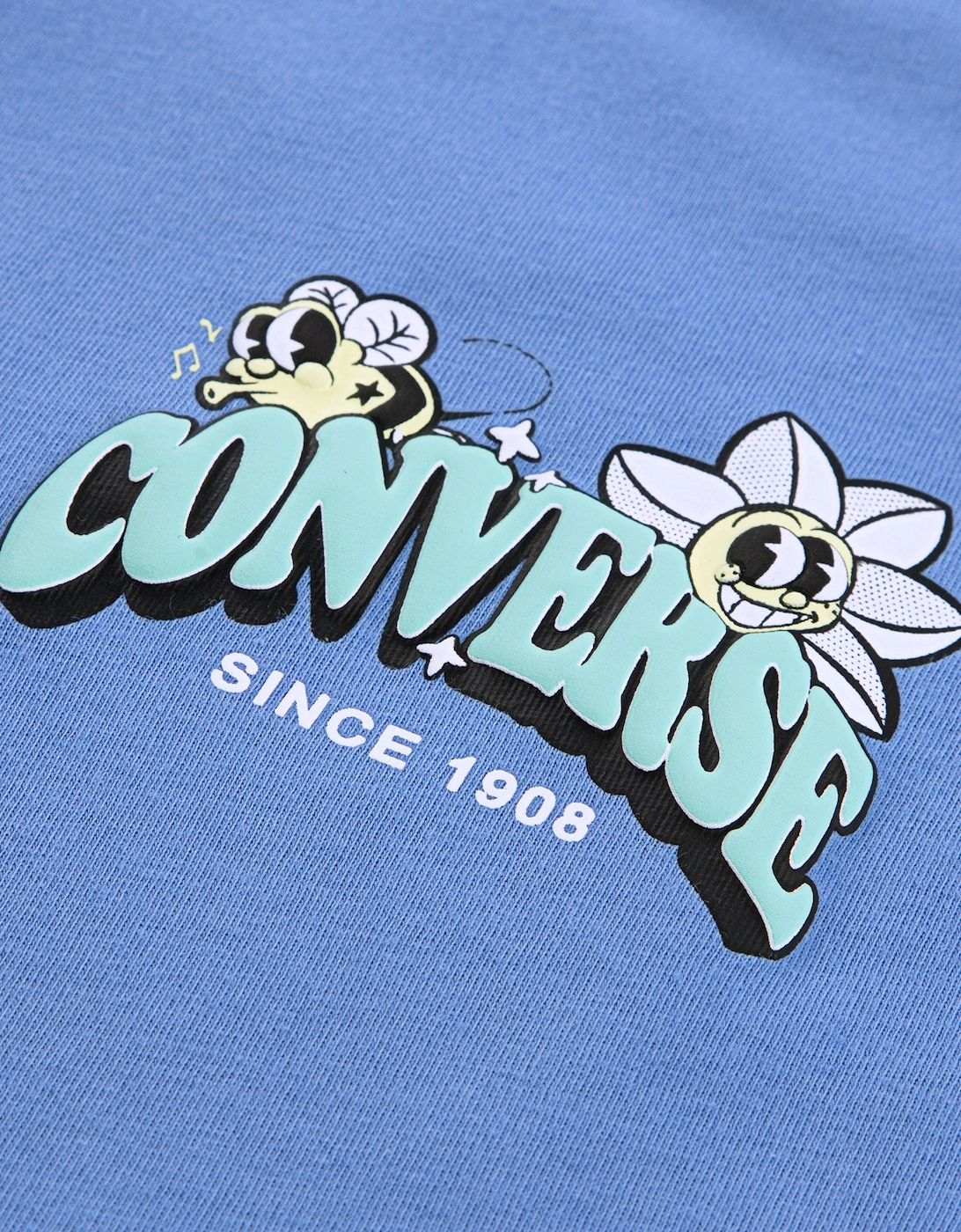 Boys Trail Mix Flower GFX T-Shirt in Blue