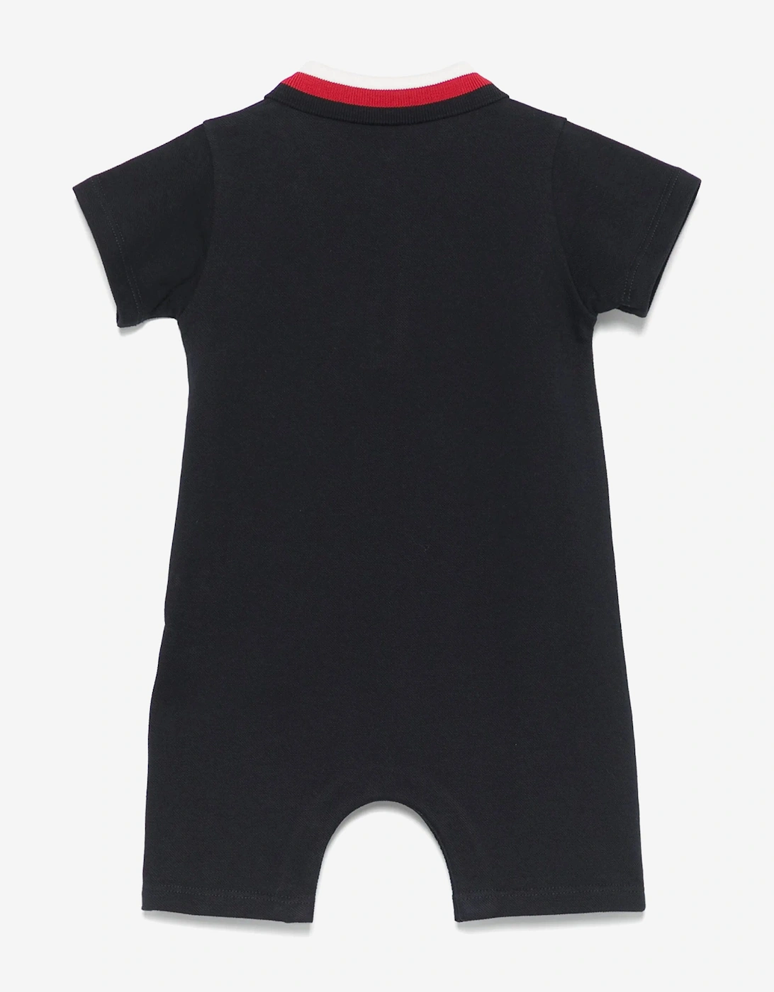Baby Boys Logo Romper in Navy