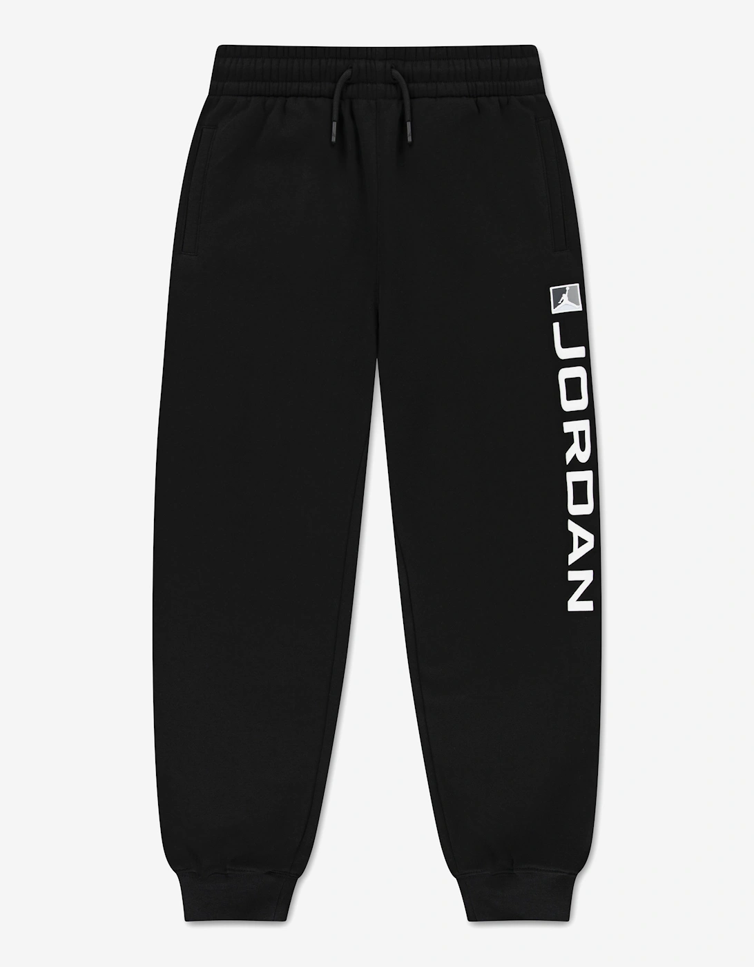 Boys MJ Essential Fleece Baseline Joggers in Black, 5 of 4