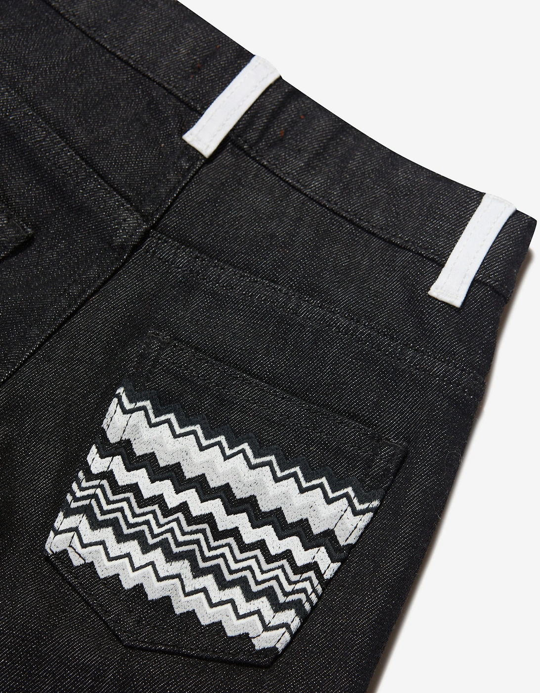 Boys Branded Trousers in Black