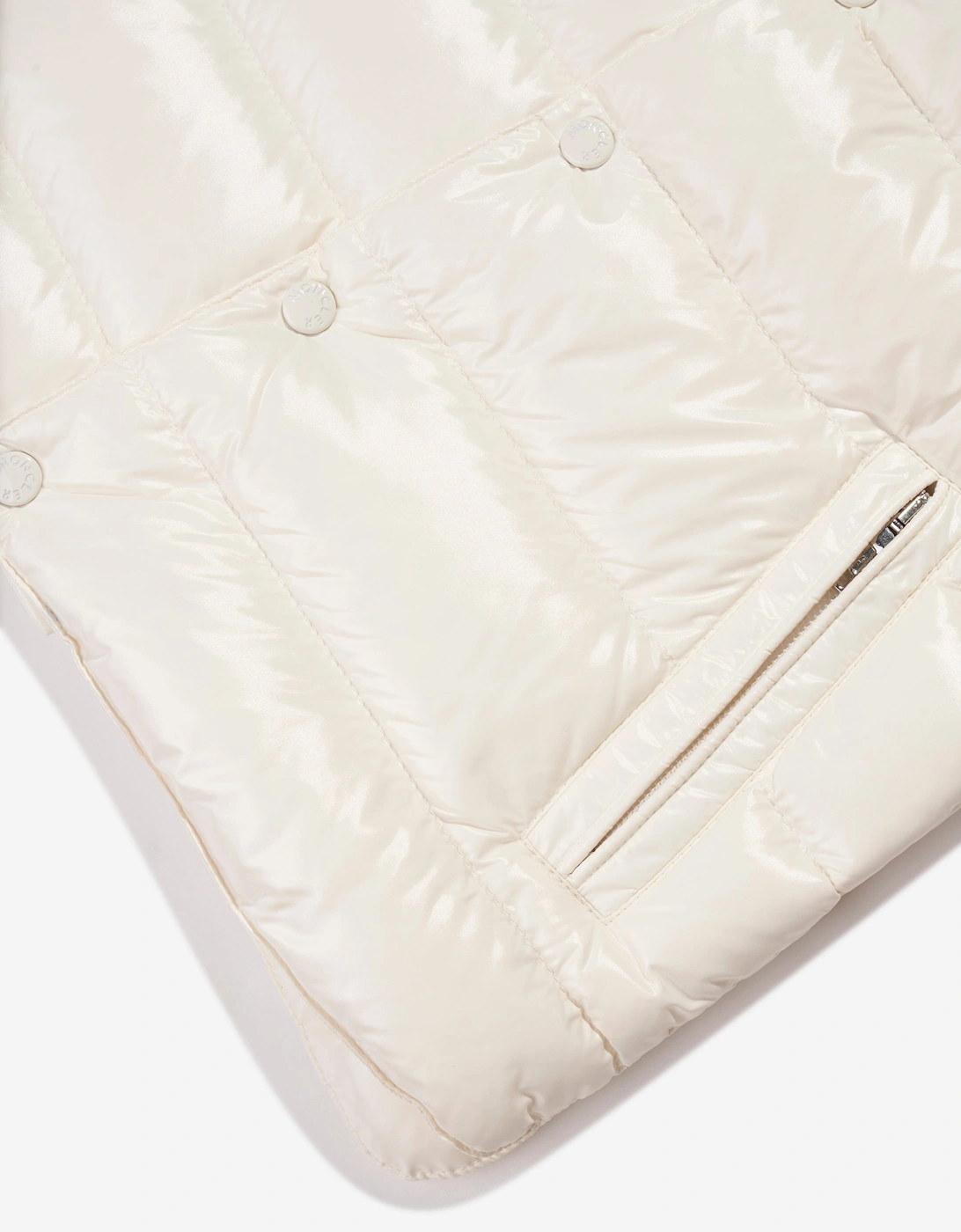 Enfant Boys Down Padded Tib Gilet in White