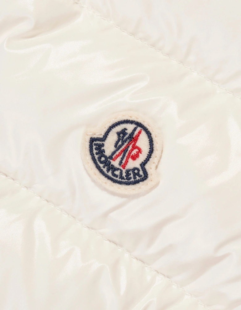 Enfant Boys Down Padded Tib Gilet in White