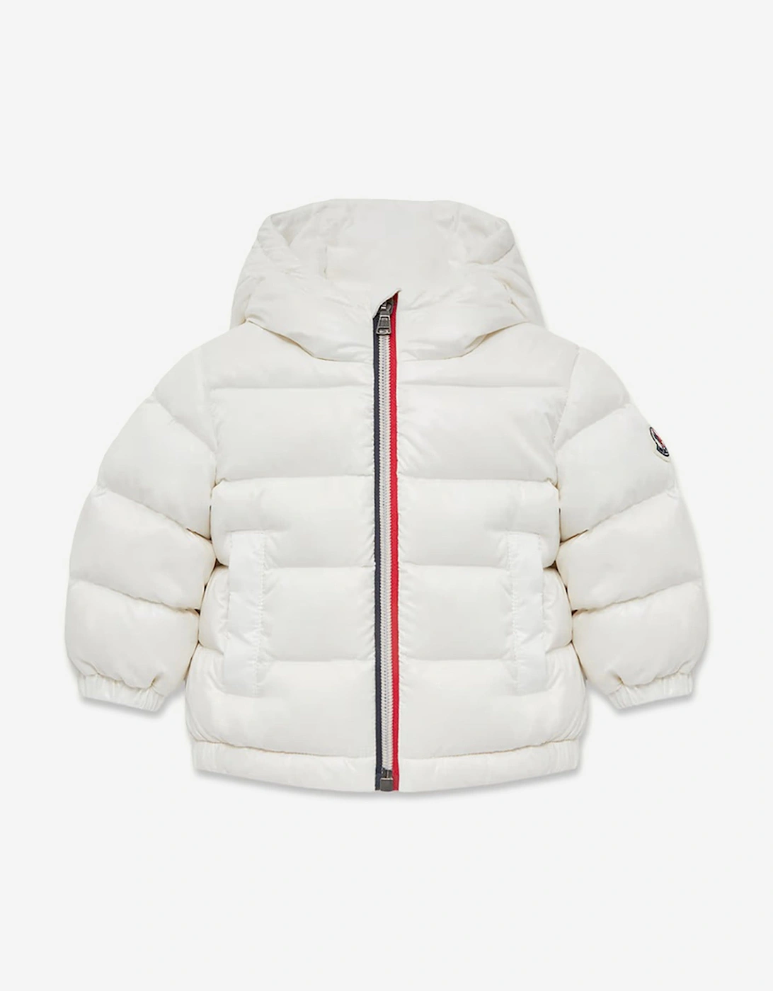 Baby Boys Down Padded New Aubert Jacket in White, 5 of 4
