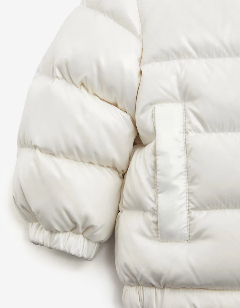 Baby Boys Down Padded New Aubert Jacket in White