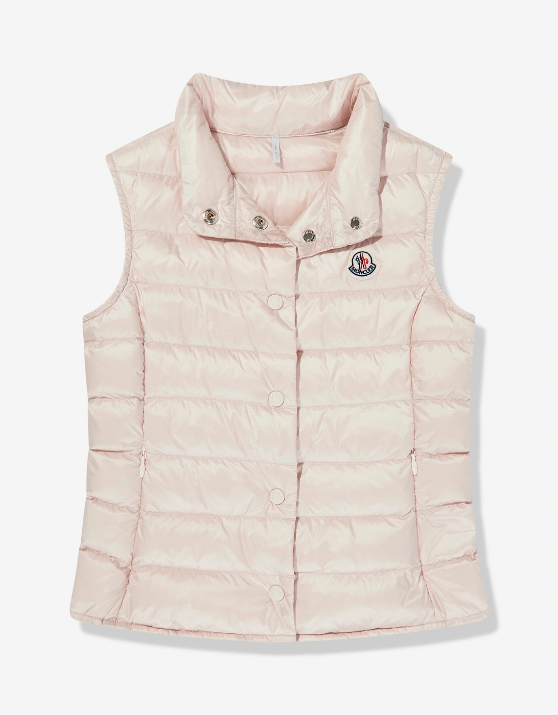 Girls Down Padded Liane Gilet in Pink, 6 of 5