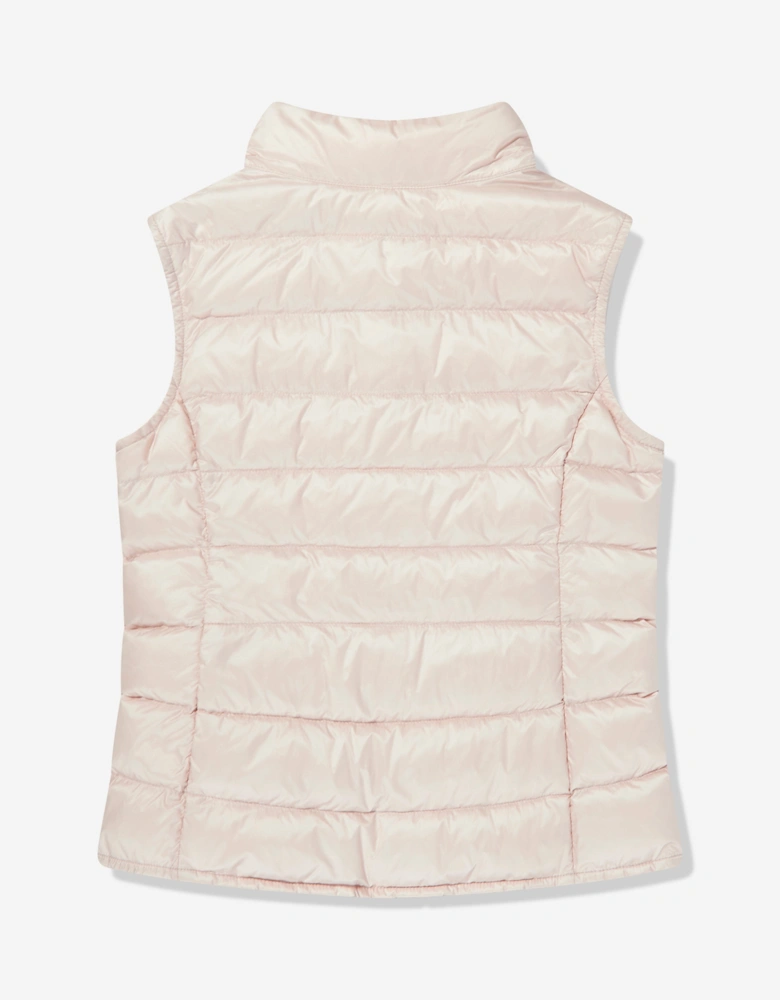 Girls Down Padded Liane Gilet in Pink