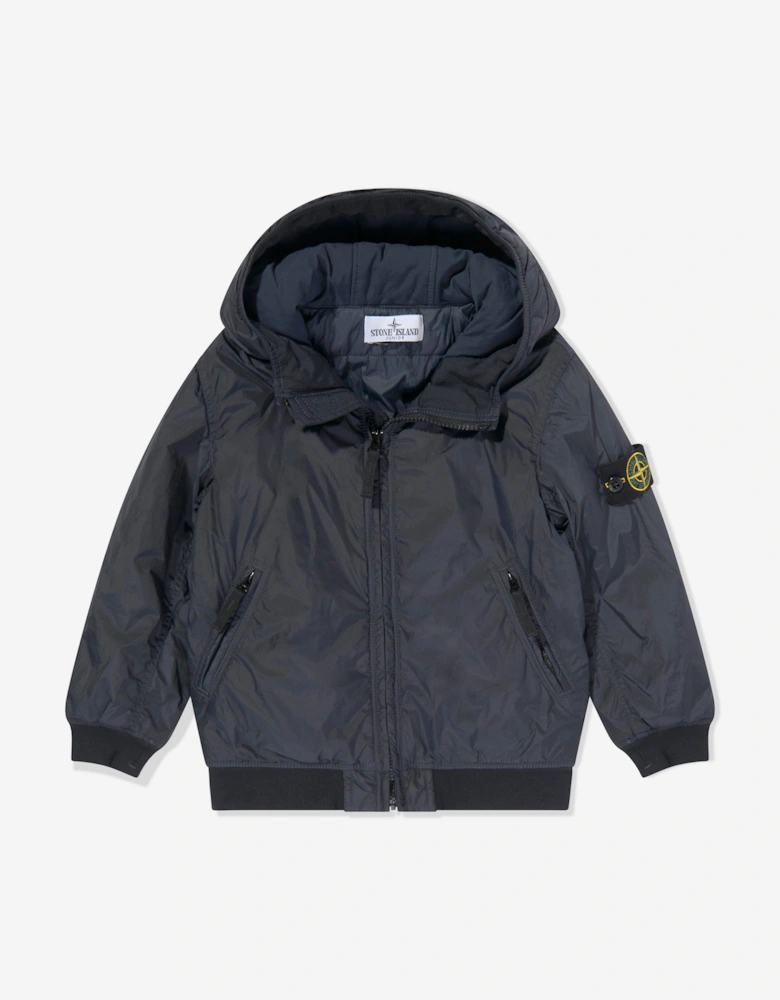 Kids Short Parka Jacket in Navy