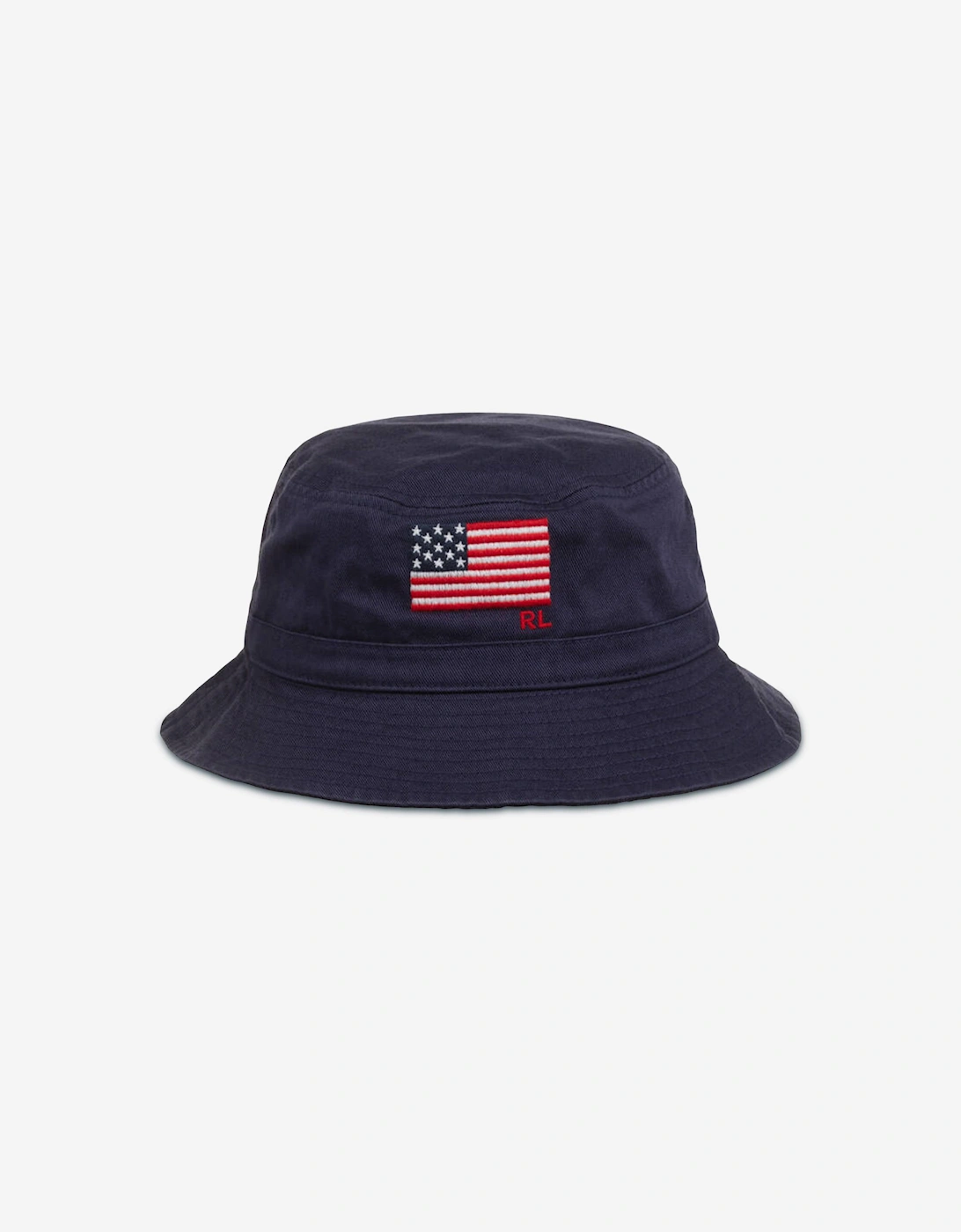 Boys Chino Flag Bucket Hat in Navy, 5 of 4