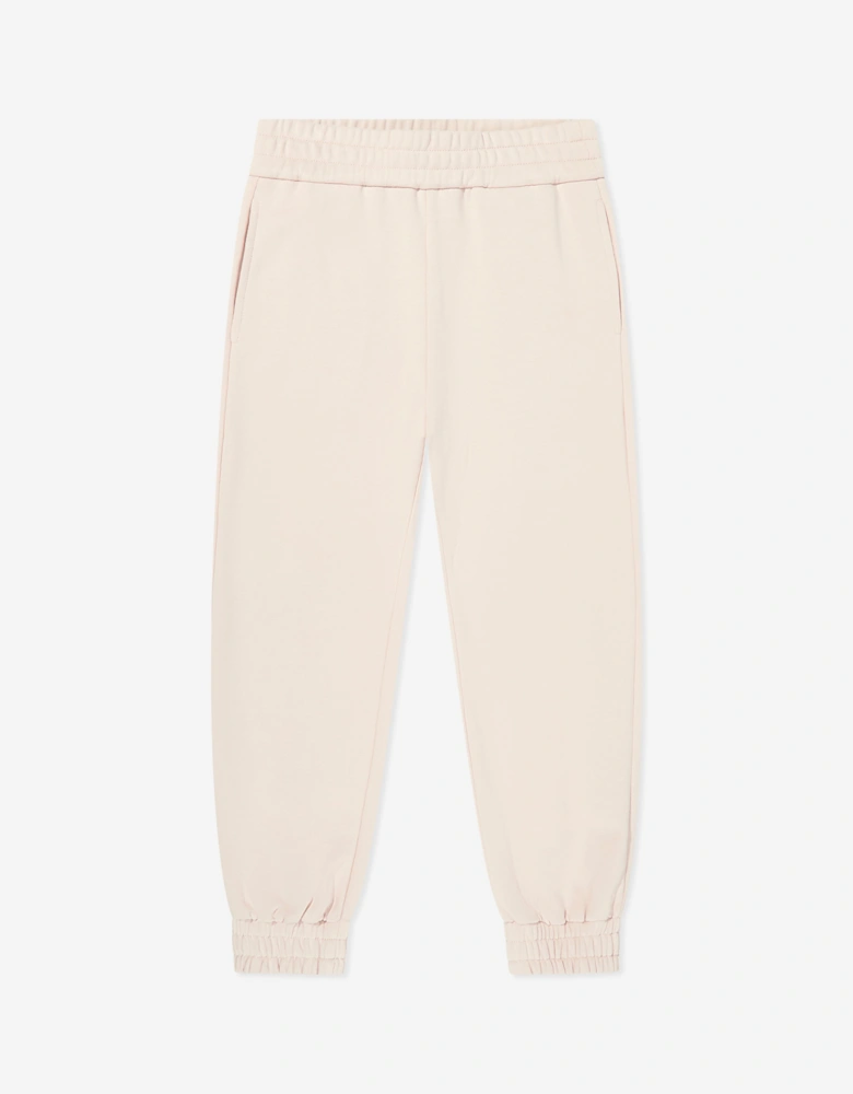 Girls Branded Joggers in Pink
