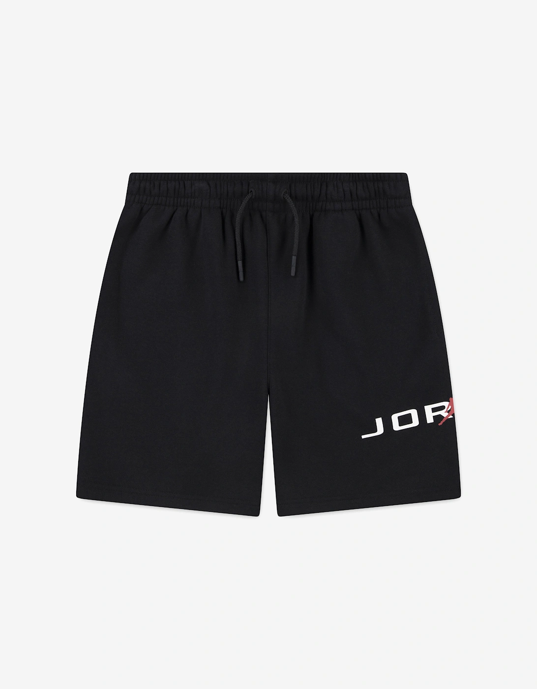 Boys MJ Stretch HBR Fleece Shorts in Black, 5 of 4