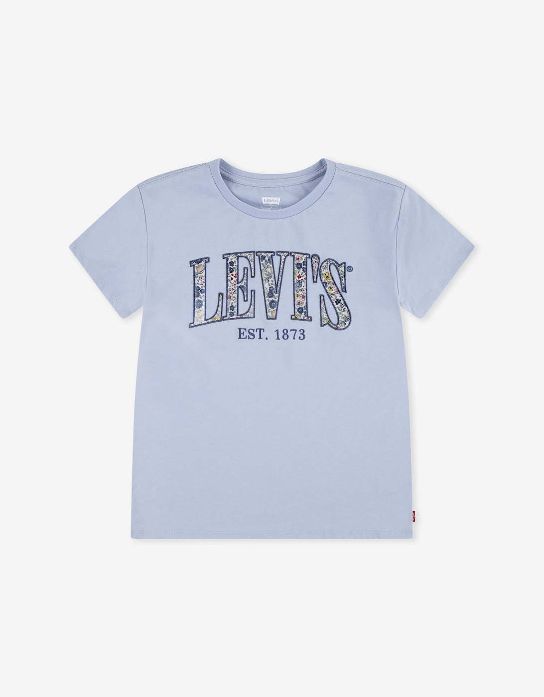 Girls Seasonal Graphic T-Shirt in Blue, 5 of 4