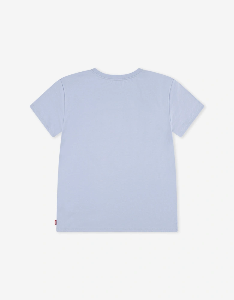 Girls Seasonal Graphic T-Shirt in Blue