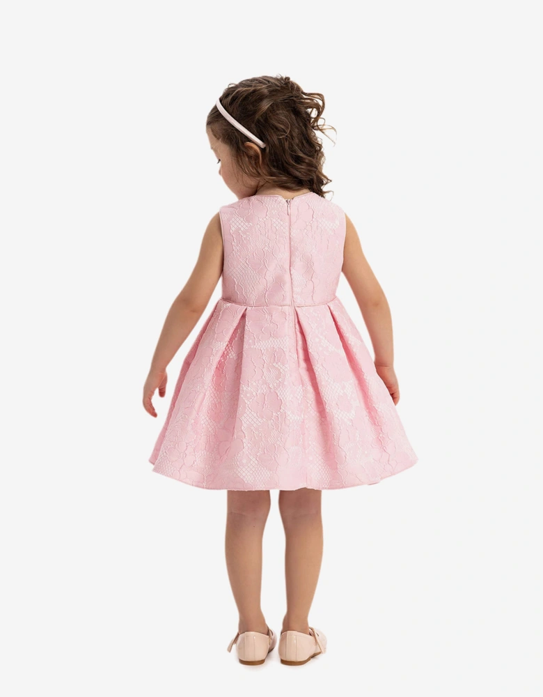 Baby Girls Flower Dress in Pink