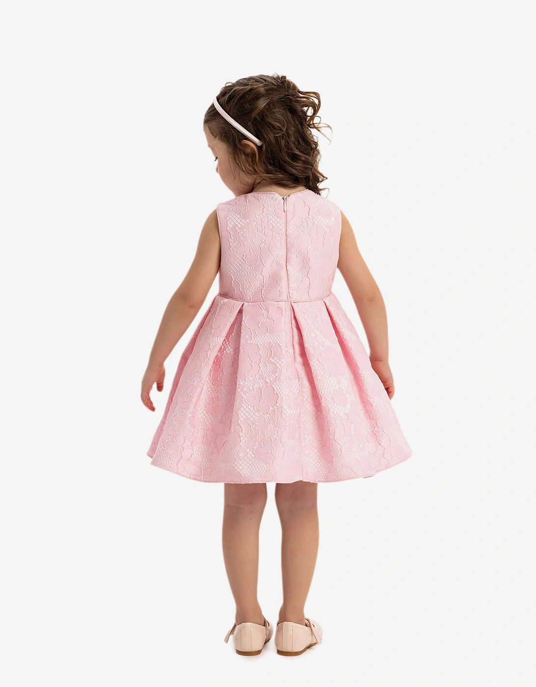 Baby Girls Flower Dress in Pink